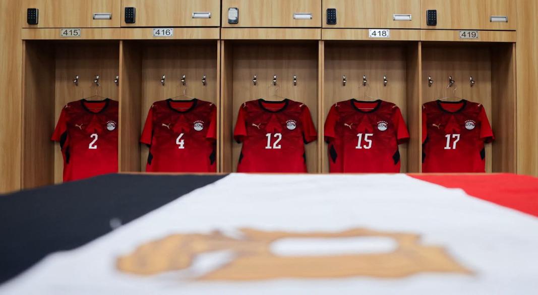 غرفه ملابس منتخب مصر