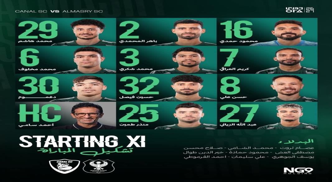تشكيل المصرى