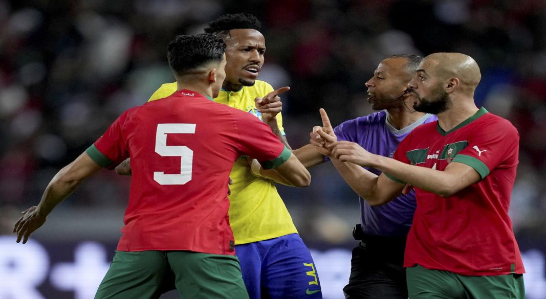 منتخب المغرب ومنتخب البرازيل